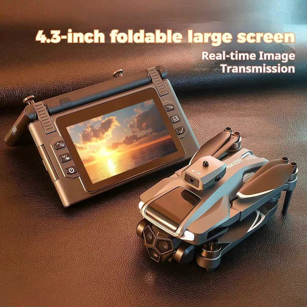 New Drone with Folding Screen Professional 8K HD Camera Aerial Photography Brushless Quadcopter Remote Control Drones Toy Gifts The jack market .AU The jack market .AU Drones $ 146 14:1052#M66-BRUSHLESS-6K