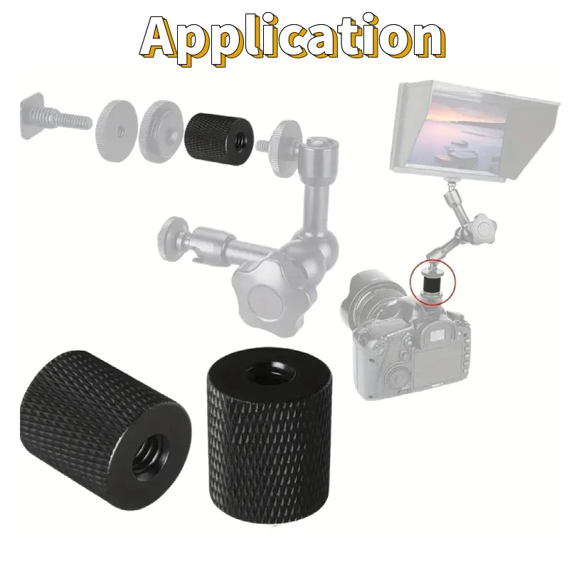 2/4PCS 1/4-20UNC 3/8-16 M5 M6 M8 M10 Conversion Nut Projector Bracket Adapter Ball head Camera Tripod Photography screw