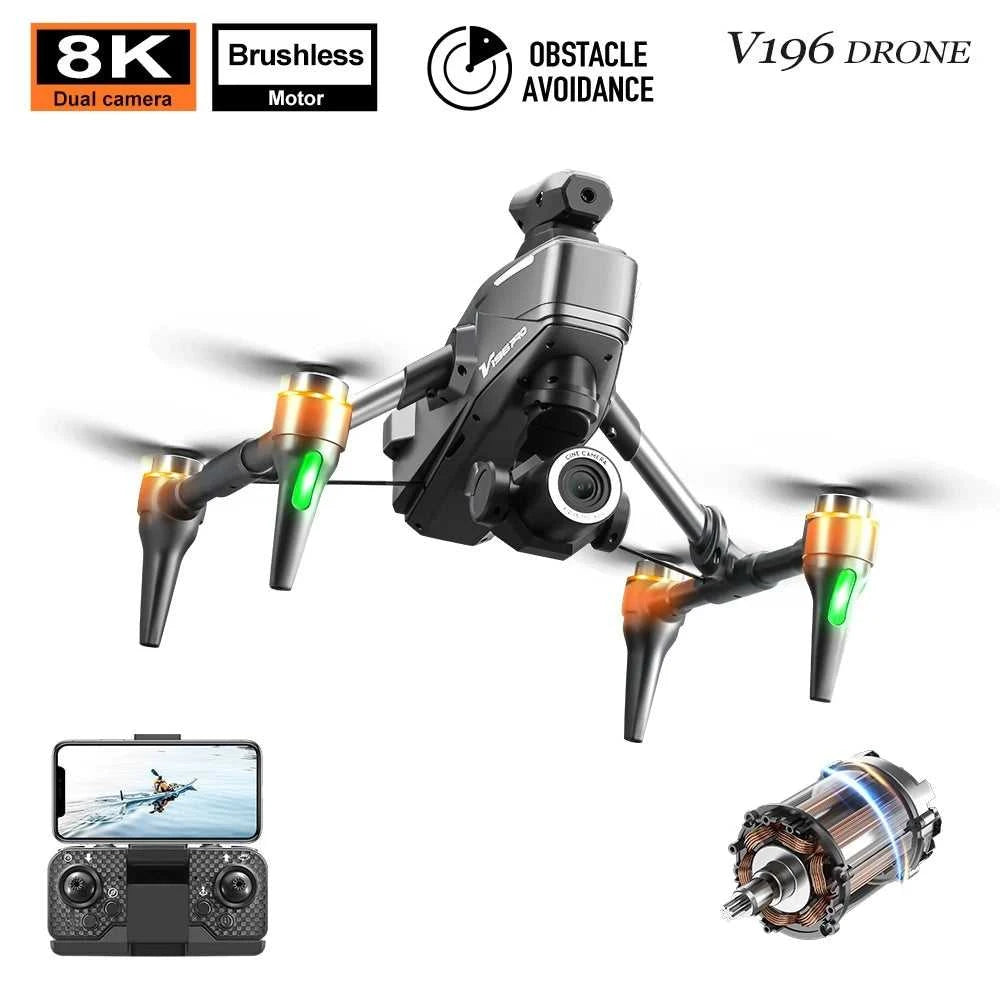 Race Drone 8K Dual Professional Aerial Photography HD Dual-Camera WIFI FPV Four-Axis Rc Quadcopter Toy UAV The jack market .AU The jack market .AU Drones $ 196 14:193#8K