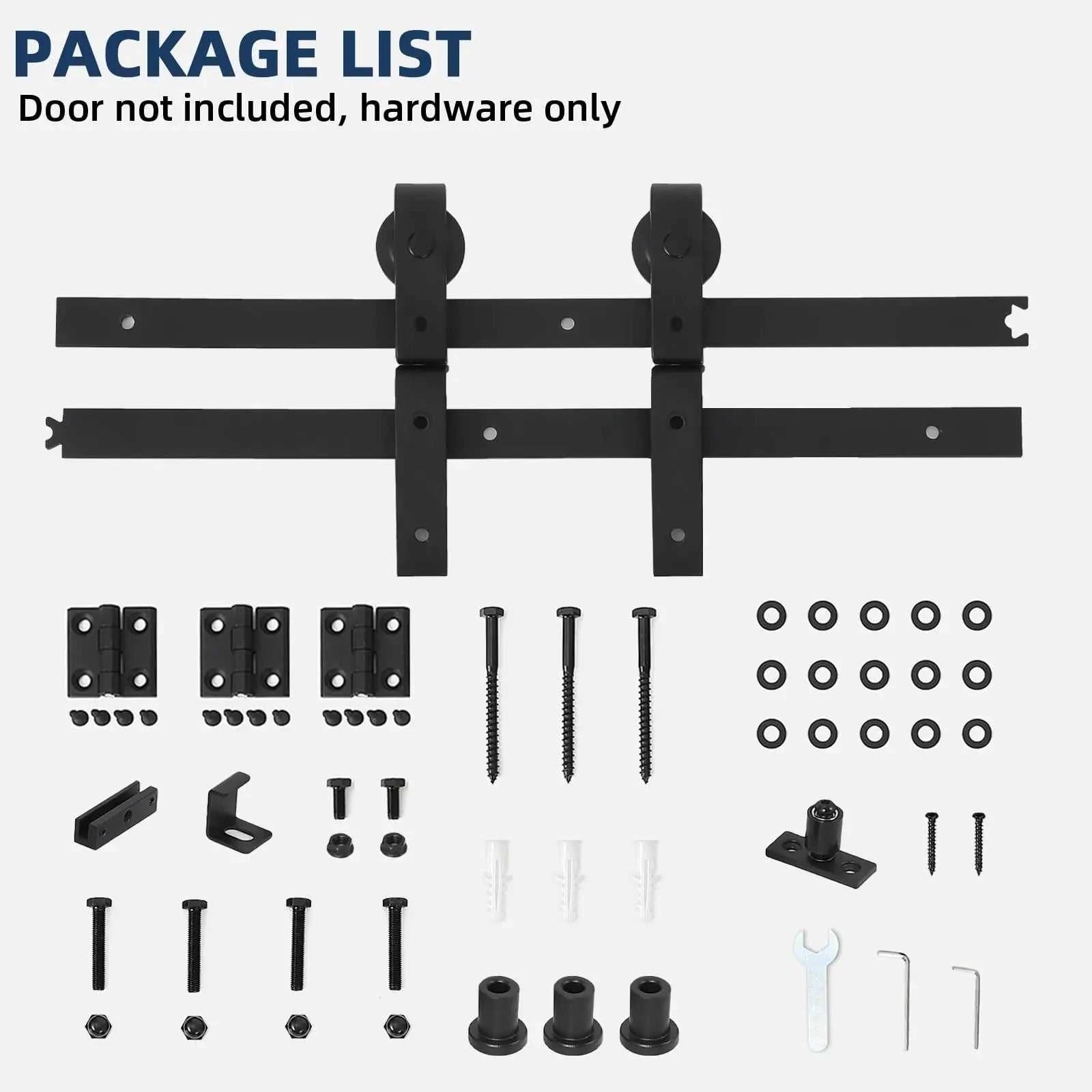 Heavy Duty Bi-Folding Sliding Barn Door Hardware Kit Quiet Side-Mounted Roller – 2/4 Bifold Doors For Closet Laundry Bedroom The jack market .AU The jack market .AU Home $ 131 14:365458#52in for 4 Doors;200007763:201336106