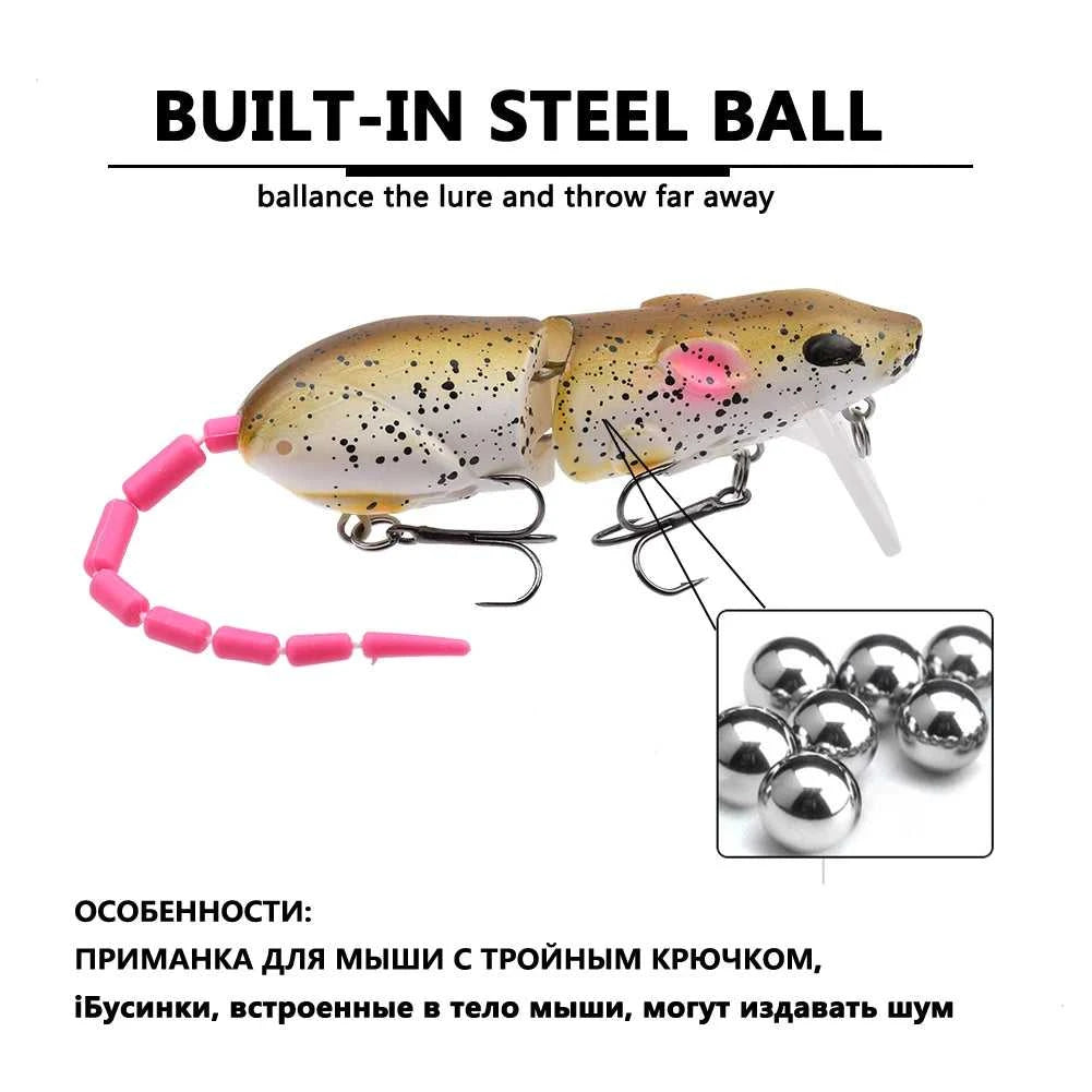 15.5CM Mouse Lure Artificial Plastic Mouse Fishing Lure Swimbait Rat Pike Bass Minnow Floatingbaits Fishing Tackle Accessories The jack market .AU The jack market .AU Fishing Gear $ 21 14:175#J