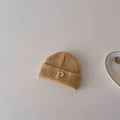 Autumn Winter Baby Knitted Hat Solid Color P Letter Infant Boy Girl Beanie Cap Casual Warm Toddler Crochet Bonnet Hat