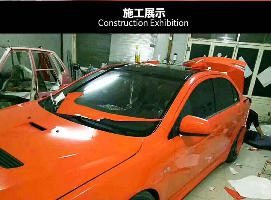 Premium Car Styling Glossy Fluorescent Yellow Vinyl Sticker Glossy Fluorescent yellow Vinyl Wrap Self Adhesive Sticker