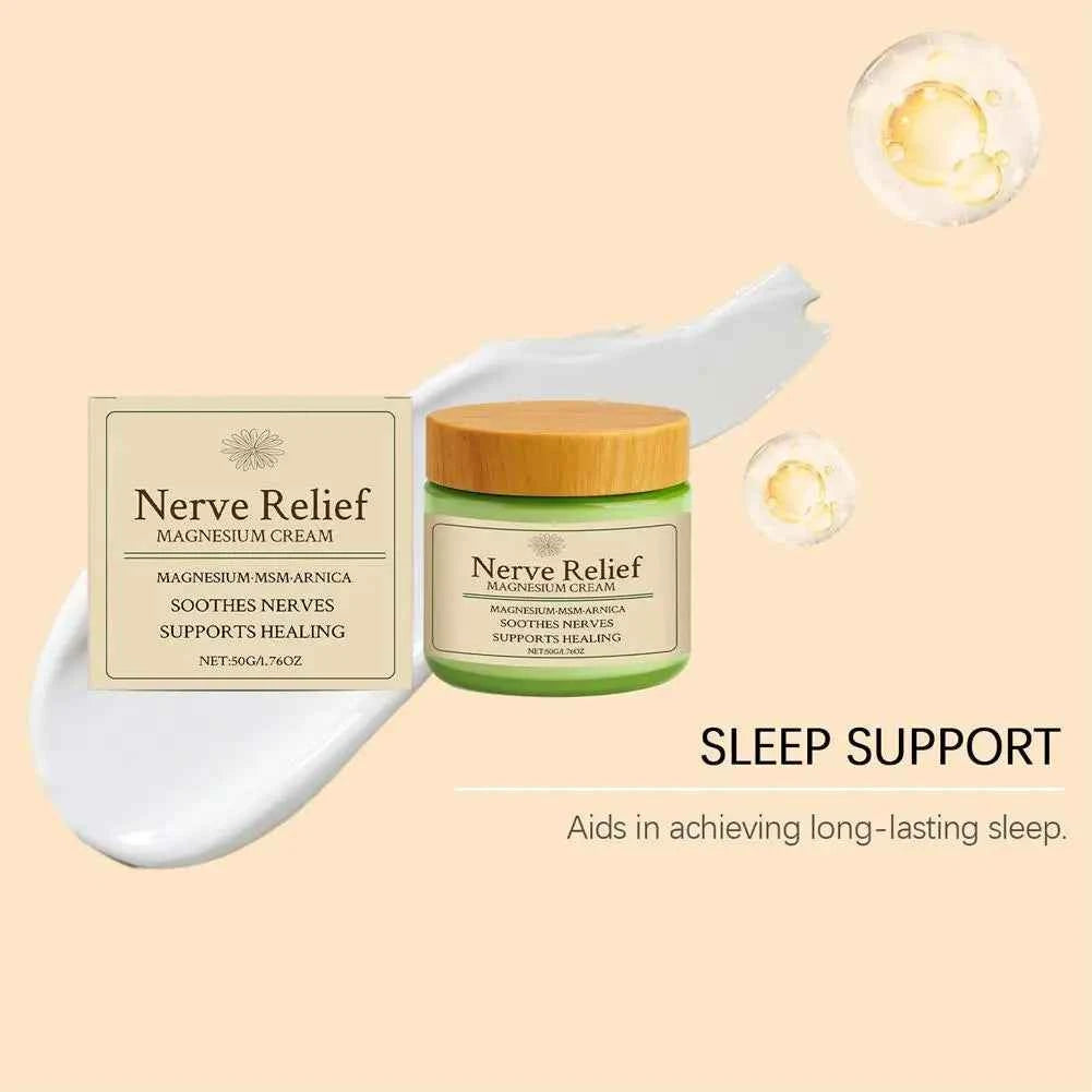 Magnesium Muscle Relaxing Cream - Deep Nourishing Relief for Daily Body Care and Soothing Massage