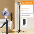 FANGTUOSI 2024 New Wireless Selfie Stick Tripod Foldable Stand For Gopro Action Cameras Smartphones Balance Steady Shooting Live
