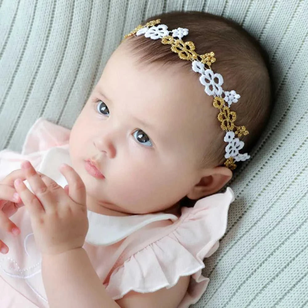 Cute Lace Headband Soft Newborn Elastic Turban Korean Princess Gold Hairband Skin Friendly Sweet Baby Headband Photography Prop The jack market .AU The jack market .AU Mum & Kids: Essential Products for Every Family $ 21 14:691#E
