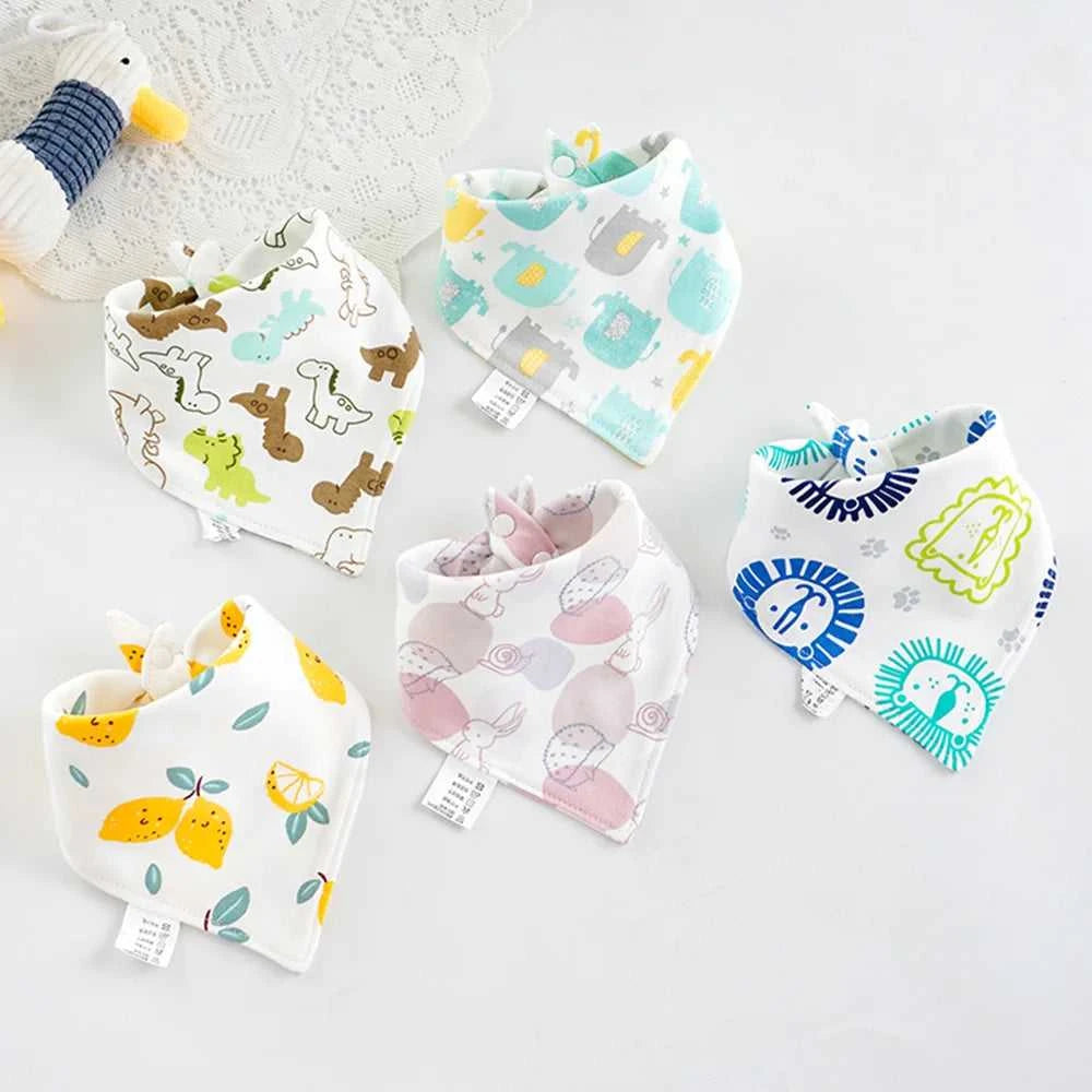 5Pcs/Lot Baby Bandana Bibs Cotton Triangle Double Layer Infant Feeding Burp Cloths Saliva Towel Apron Newborn Accessories The jack market .AU The jack market .AU Mum & Kids: Essential Products for Every Family $ 27 14:173#8;200007763:201336100