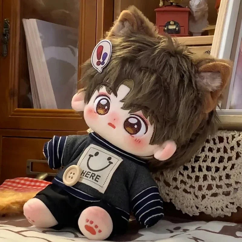 20cm Handsome Cotton Doll Game Identity V Anime Stuffed Toys for Kids Teens Adults Dress-up Puppet Gift Collecibles Gift Dolls