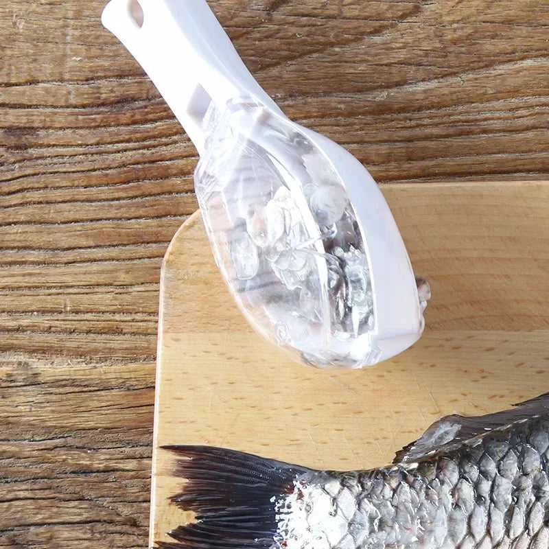 Fish Scale Scraper Fish Skin Brush Seafood Tools Fast Remove Fish Scraper Cleaning Knife Kitchen Accessories The jack market .AU The jack market .AU Fishing Gear $ 23 14:175#Green
