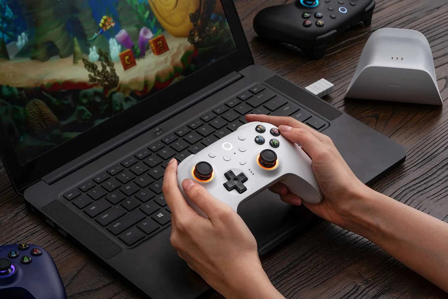 8BitDo Ultimate 2 Wireless 2.4G Game Controller Gamepad Joystick with Charging Dock for PC Windows Steam Android Game Accessory The jack market .AU The jack market .AU Accessories Electronics $ 119 14:29#White;200000828:201589808#Ultimate 2