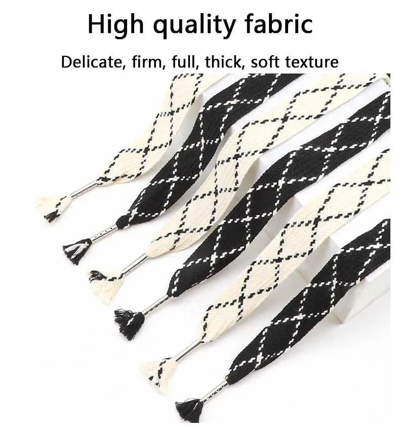 New Flat Shoelaces 2.5CM Wide Metal Head Shoelace Black Beige Sneakers Laces Shoes Accessories 120CM/140CM 1Pair Strings The jack market .AU The jack market .AU Step Up Your Style: Trendy Shoes for Every Occasion! $ 47 14:193#Black;380:200006543