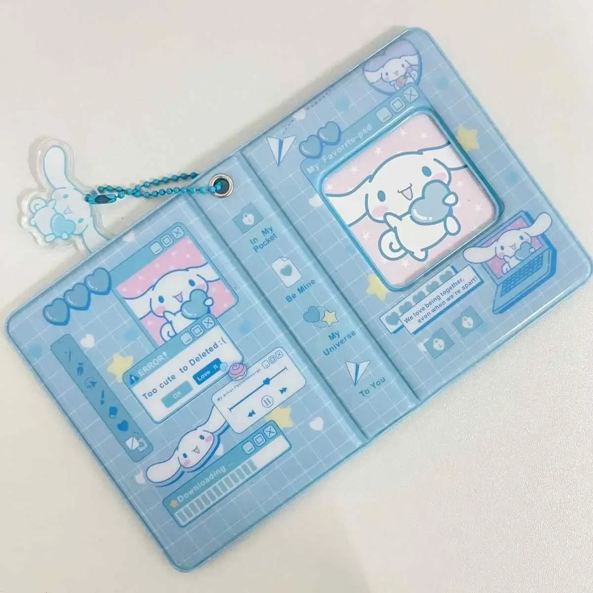 Hello Kitty Refillable Photo Album Cute Cartoon Design for Kpop Star Cards Collection Kawaii Memory Book with PVC Sleeves Gift