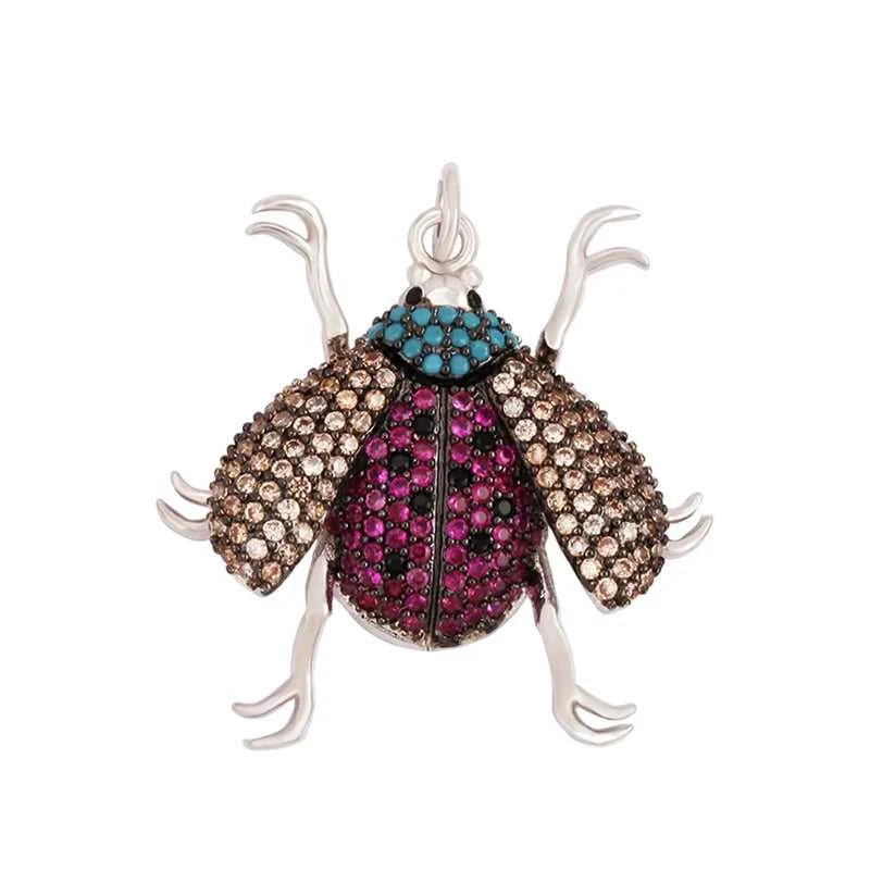Colourful Fly Bee Ladybird Insect Charm Paved with Rainbow Cubic Zirconia,18K Gold Plated Jewelry Making Hand Craft Material M75 The jack market .AU The jack market .AU Jewellery & Chains $ 63 14:29#M750426-Gold;200007763:201336100