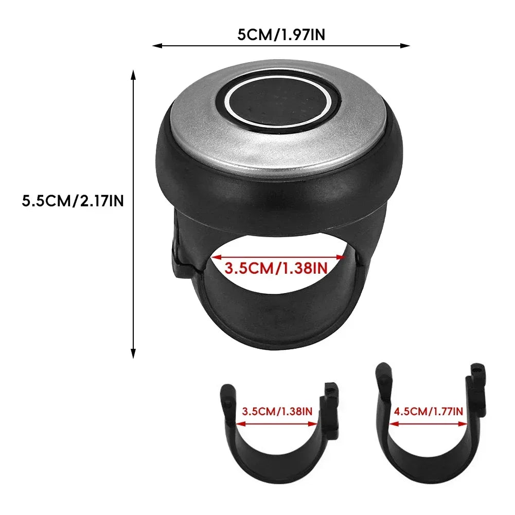 Car 360 Degree Duty Anti Slip Steering Wheel Cover Spinner Knob Handle Booster Grip Hand Control Protective Ball Part Universal