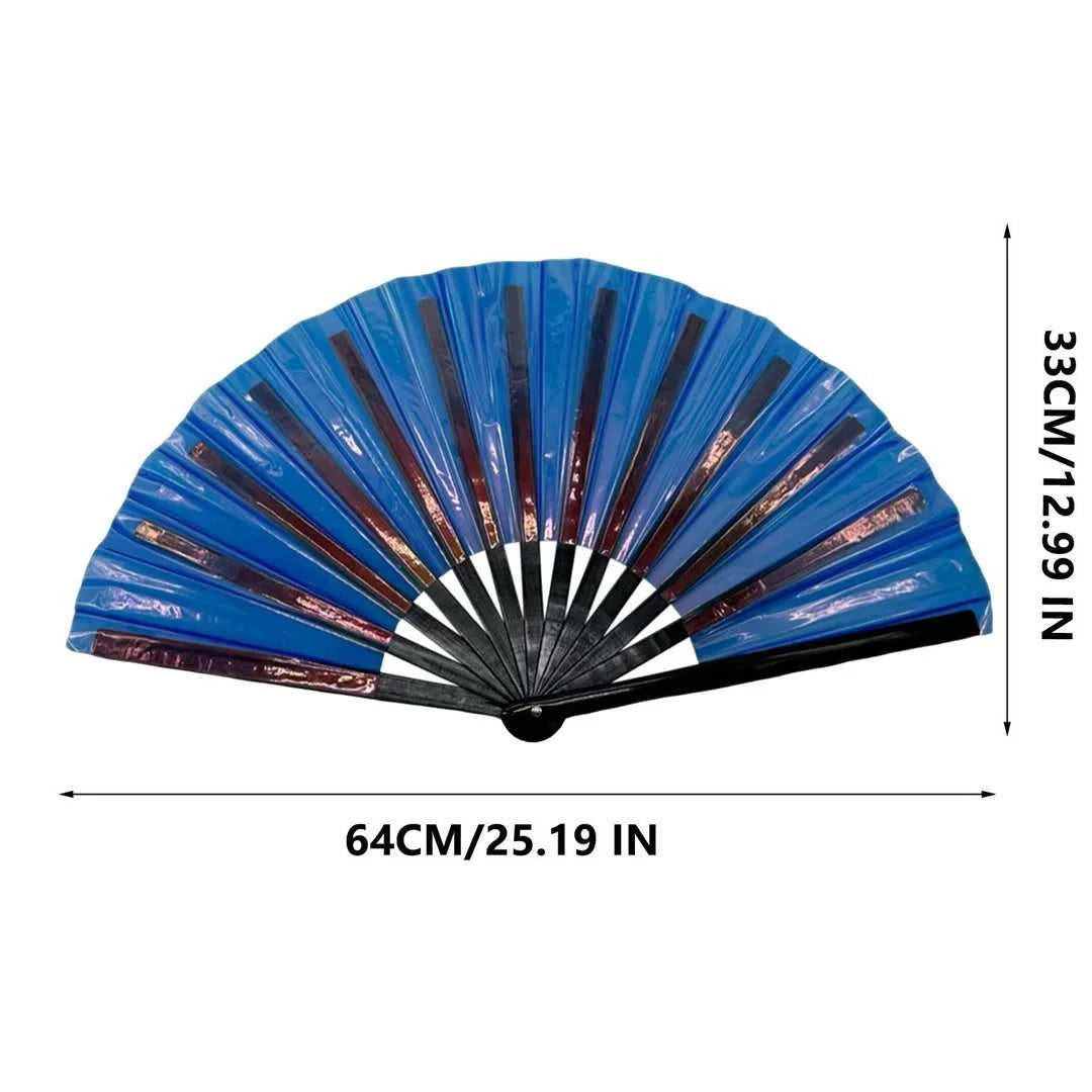 Raves Hand Fan Foldable Craft Holding Lasers Colors Hand Fan Festival Handheld Folding Fan For Dance Decoration Holiday Party The jack market .AU The jack market .AU Home $ 29 14:200000195#silver;200467261:203031825#64x33cm