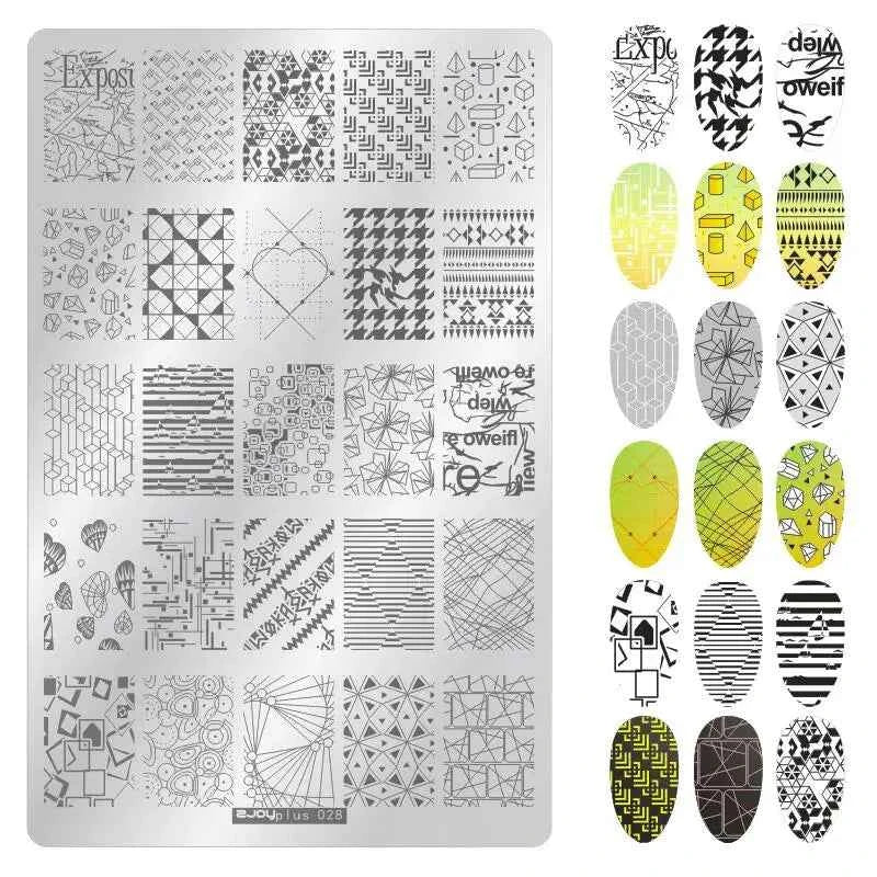 Maple Leaf Nail Stamping Plates - Stunning Autumn & Winter Leaf Designs for Unique Manicures