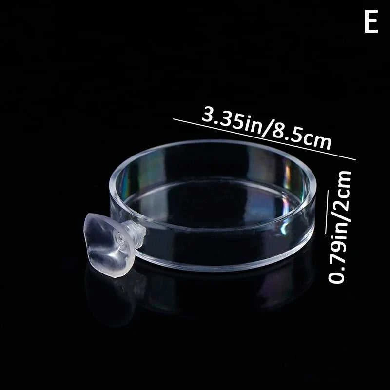 【F】Aquarium Feeder Acrylic Transparent Fish Round Square Dishes Shrimp Food Box Fish And Shrimp Feeding Accessories The jack market .AU The jack market .AU Fishing Gear $ 22 14:691#E