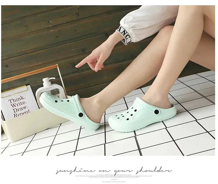Soft-soled Women Sandals 2023 Summer Clogs Ladies Beach Green Shoes EVA Lightweight Sandles Flat Unisex Colorful Shoe Sandalias The jack market .AU The jack market .AU Step Up Your Style: Trendy Shoes for Every Occasion! $ 53 14:691;200000124:200000338