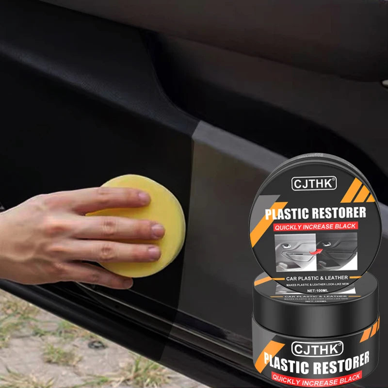 Car Plastic Restorer Back To Black Gloss Auto Interior Leather & Panel Renewal Wax Coating Agent Auto Polish And Repair Coating