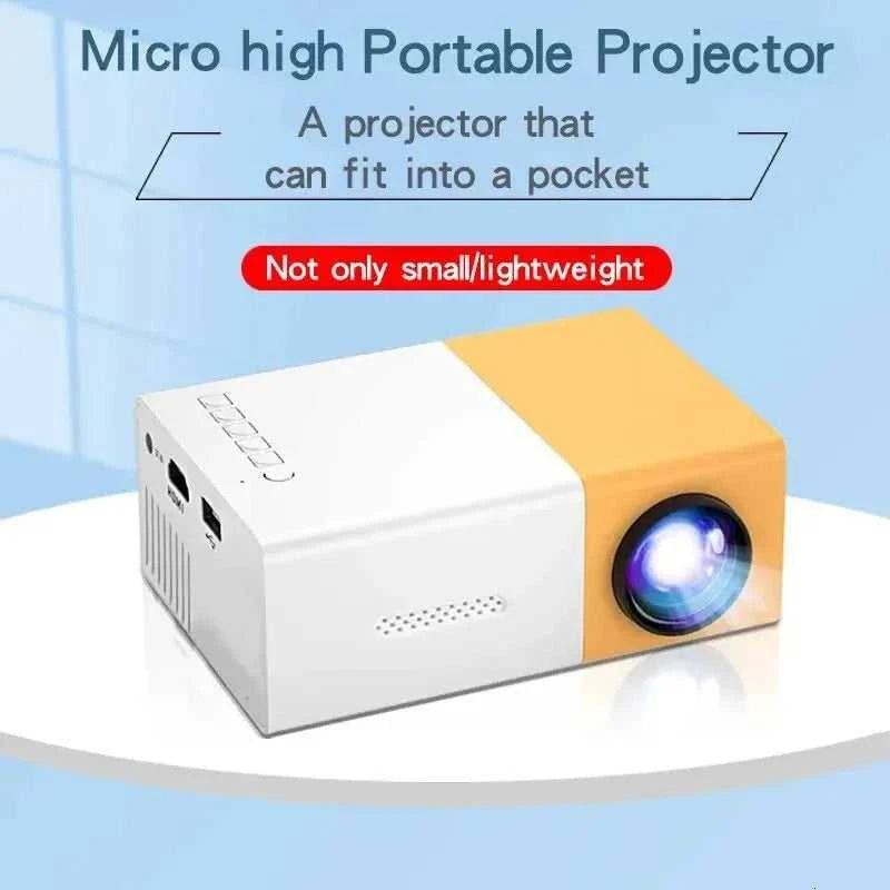 Projector for home use, mini projector for children's bedroom, portable projector, supports 4K ultra-high definition. The jack market .AU The jack market .AU Home $ 80 14:202429827#White