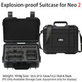 Explosion Proof Case For DJI NEO 2 Large Capacity Portable Waterproof Box Hard Shell Bag For DJI NEO 2 RC-N3 Accessories