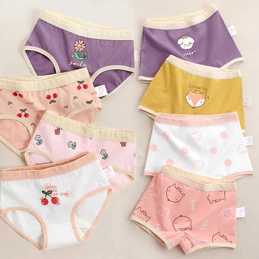 Girls Panties Kids Cotton Underwear Children's Briefs Cherry Cartoon Short 4Pcs/lot The jack market .AU The jack market .AU Mum & Kids: Essential Products for Every Family $ 29 14:771#4pcs one lot;200000463:200004189#XL(120-130cm17-21kg)