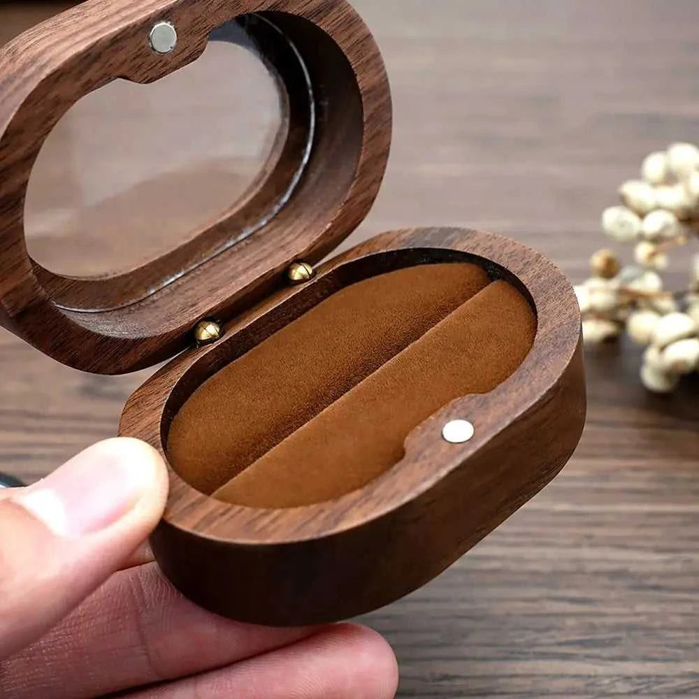 Retro Oval Wooden Jewelry Box Lover Ring Display Box Engagement Wedding Couples Ring Storage Holder Love Gift The jack market .AU The jack market .AU Jewellery & Chains $ 51 14:29#black;5:200004182#Double