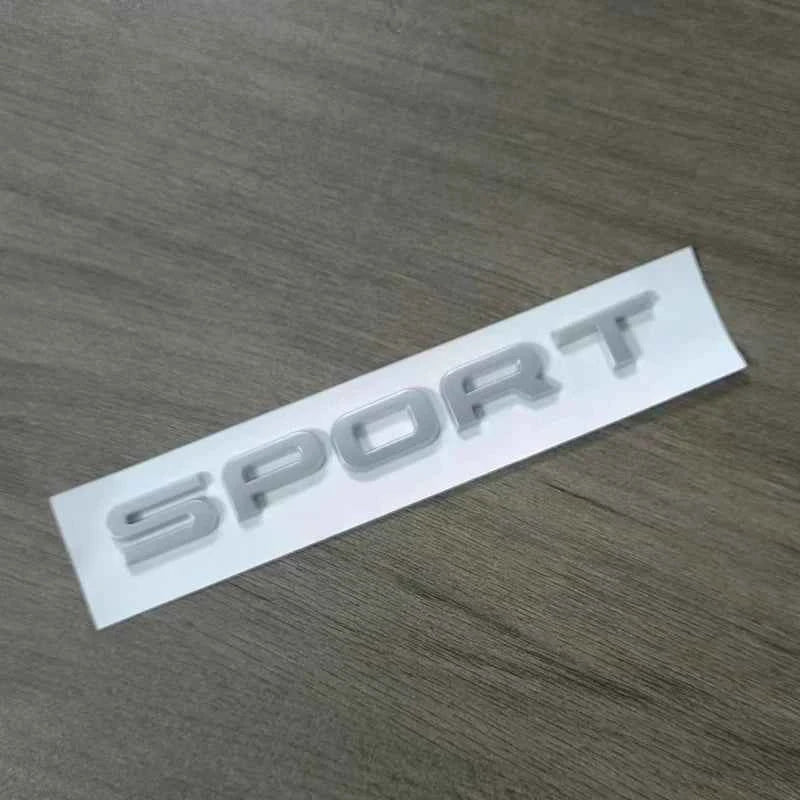 3d ABS Logo Sport Emblem Letters Car Trunk Badge For Evoque Discovery SVR l494 494 l320 Sport Sticker Accessories