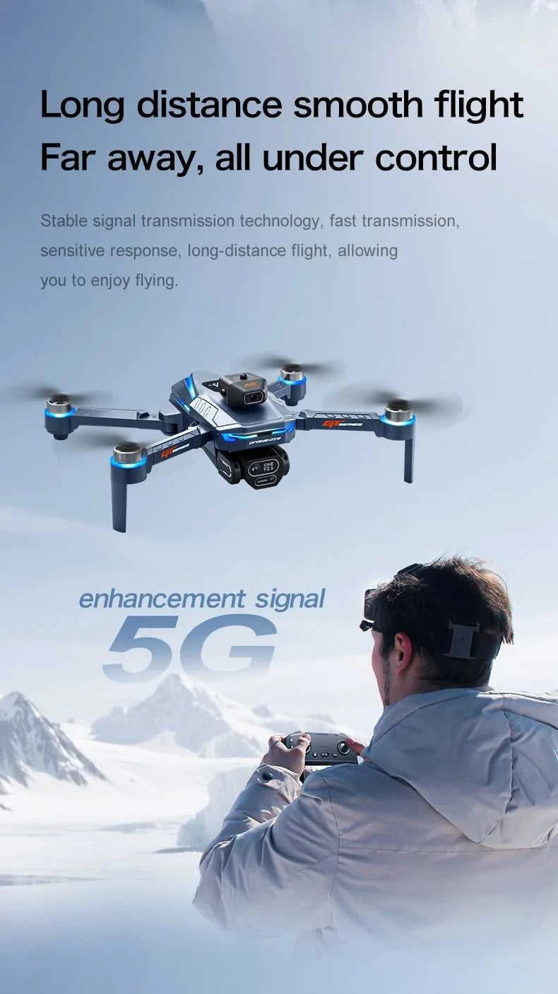 New GT8 Drone 8K Professional HD Dual Cameras Screen Remote 5G WIFI Brushless Motor Obstacle Avoidance Foldable Quadcopter Toys The jack market .AU The jack market .AU Drones $ 115 14:29#GT8 4K