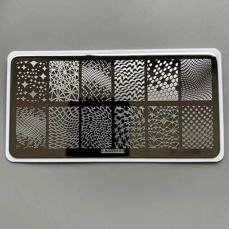 XMQ Nail Art Plates - Intricate Line Templates for Stunning Designs