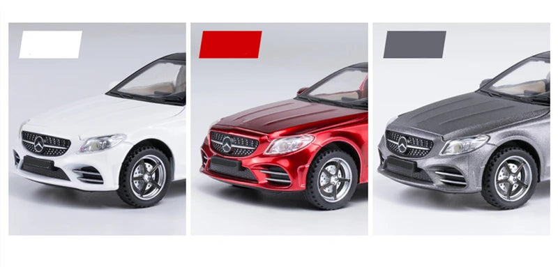 1:32 Mercedes C-Class Diecast Alloy Car Model – Sound & Light Toy Gift