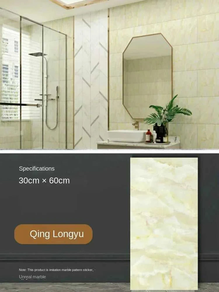 Imitation ceramic tile wall sticker wallpaper self-adhesive bathroom marble sticker self-adhesive background wall wallpaper The jack market .AU The jack market .AU Home $ 113 14:365458#White brick pattern;5:871#30X60CM 20PCS