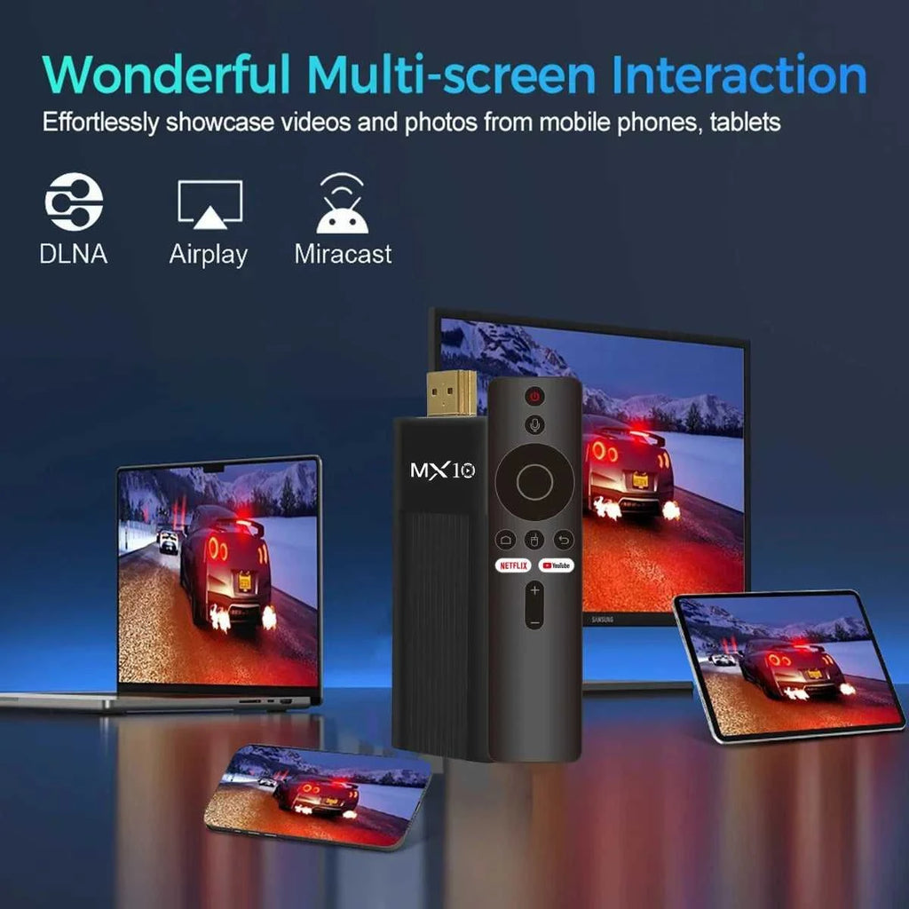 Ultra HD 4K Android TV Stick MX10-F3 Stick Mini Home TV Stick H313 Quad Core Support 2.4/5G Dual Wifi 2GB RAM 16GB ROM The jack market .AU The jack market .AU Accessories Electronics $ 83 14:193