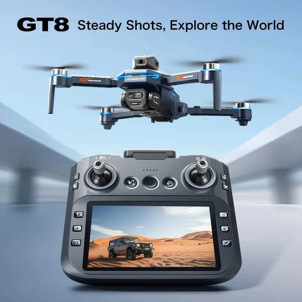 Lenovo GT8 Drone 8K Professional Dual Camera GPS FPV Brushless Motor Optical Flow Hovering Folding Quadcopter 4K RC Dron Toys The jack market .AU The jack market .AU Drones $ 126 14:193#Blue-6k-Battery1