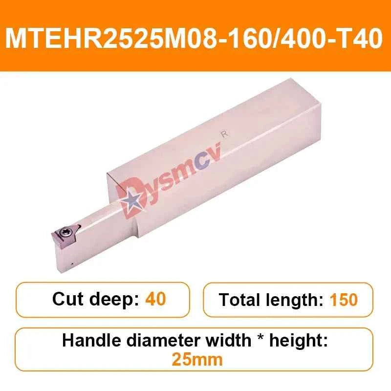 CNC Masters Premium Lathe Tool Holder | MTEHR MTEHL2525/2020/3232 | Deep Grooving & Large Cutting Precision