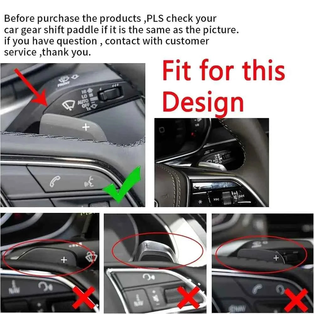 Paddle Shift For Audi A3 A4 S4 A5 S5 A6 S6 C8 A7 S7 4K A8 Q8 E-tron Sportback 2020-2023 2024 Car Steering Wheel Paddle Shifte