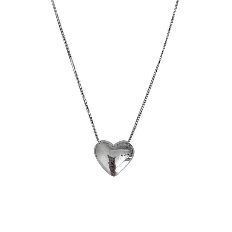 Love Heart Pendant Necklace For Women Men Personality Simple Design Thin Chain Choker Necklaces Jewelry The jack market .AU The jack market .AU Jewellery & Chains $ 47 200001034:17053024#xl019yin