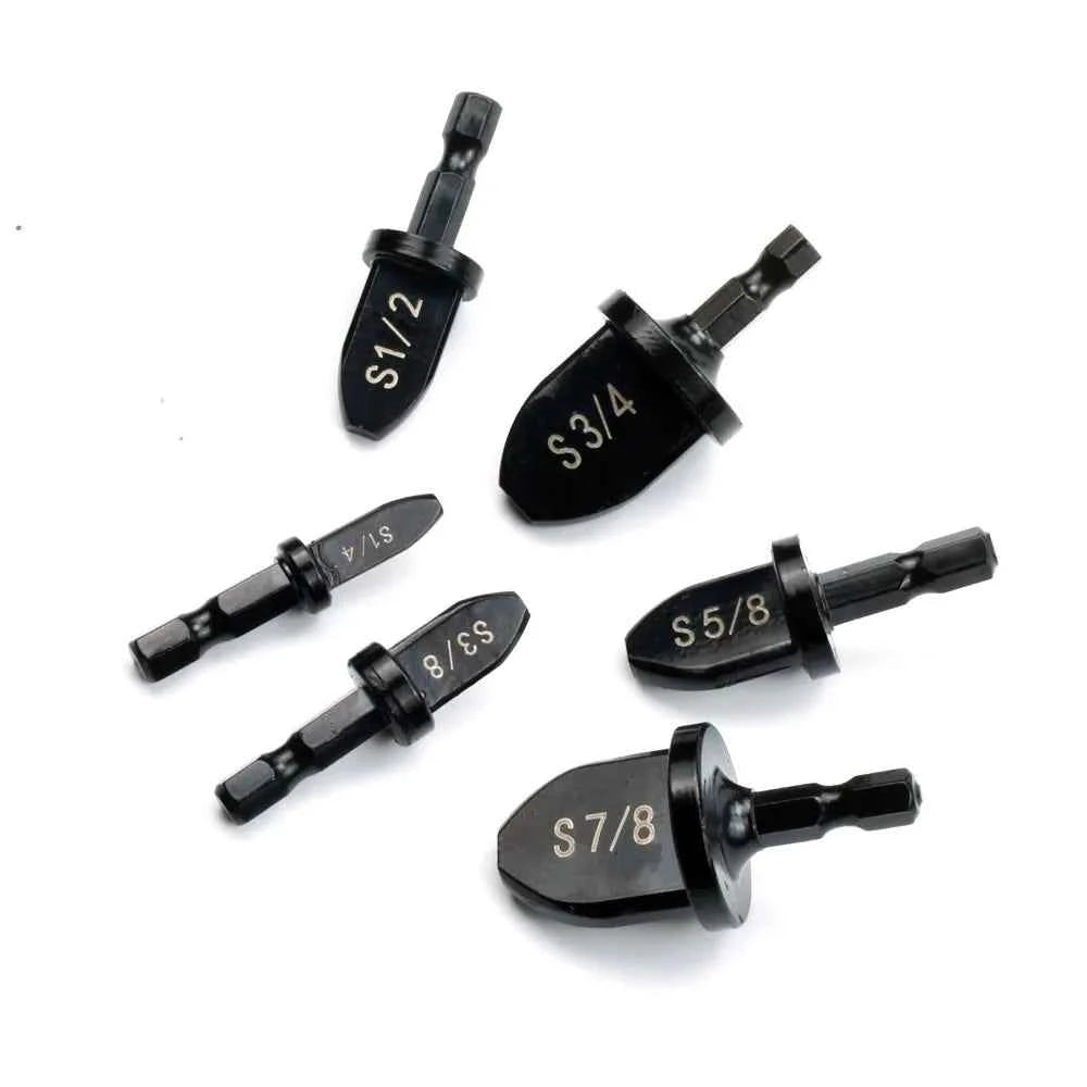 HexaPro Tube Expander Set - 5-Piece Swaging & Flaring Tool for Air Conditioners (1/2", 1/4", 3/4", 5/8", 3/8")