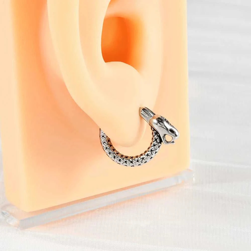 1PC Surgical Steel Retro Irregular Ear Stud Punk Style Cross Twine Snake Ear Cartilage Earrings Body Piercing Jewelry The jack market .AU The jack market .AU Jewellery & Chains $ 47 200000783:29#1PC;200001034:361187#Style 4