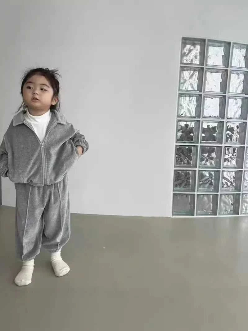 2026 Autumn New Baby Long Sleeve Clothes Set Kids Girls Solid Zipper Coat + Pants 2pcs Suit Infant Boy Casual Jacket Outfits The jack market .AU The jack market .AU Mum & Kids: Essential Products for Every Family $ 47 14:4812#dark gray;200000463:200661896#12M 80cm