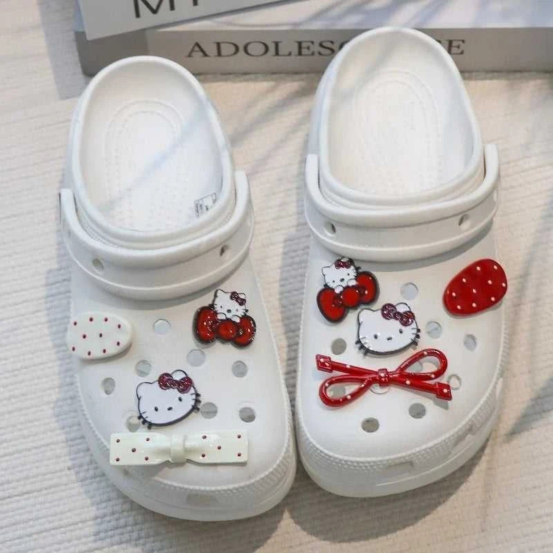 Hello Kitty-inspired Cute Red Angora Cat Set Shoe Charms DIY Hole Shoes Detachable Buckle Garden Shoes Accessories Festival Gift The jack market .AU The jack market .AU Step Up Your Style: Trendy Shoes for Every Occasion! $ 49 14:771#A-8pcs(NO SHOE)
