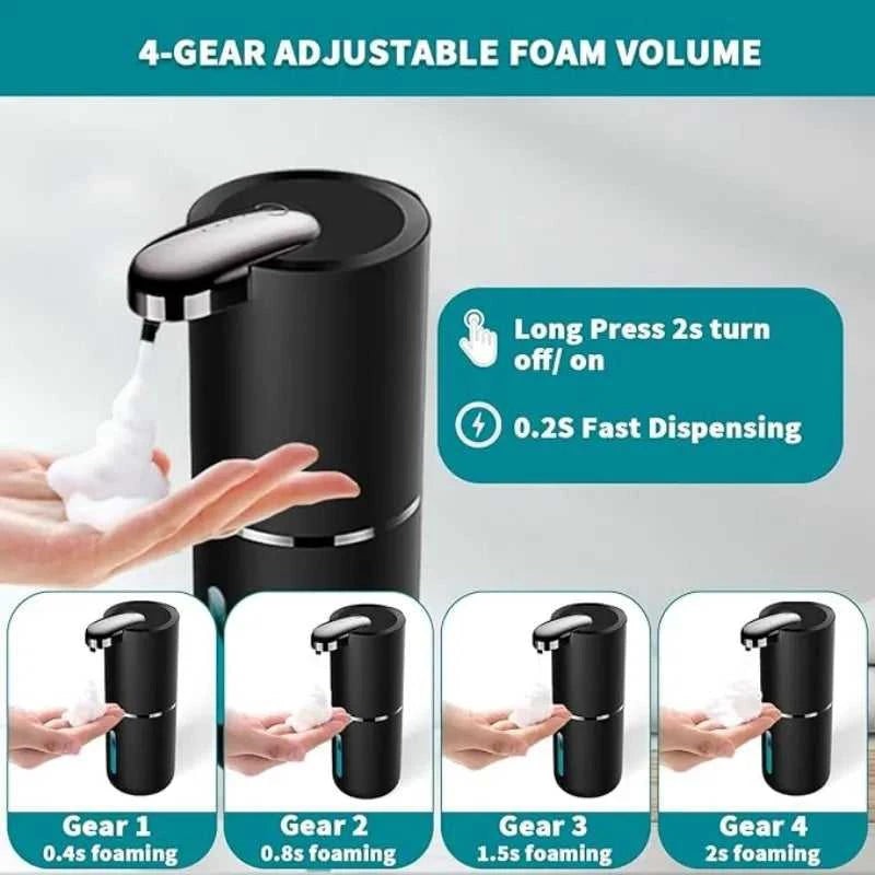 380ML Touchless 4-Gear Adjustable USB Rechargeable ABS Plastic Infrared Automatic Sense Soap Dispenser Hand Washing Pump Machine The jack market .AU The jack market .AU Home $ 72 14:29#White-Foam