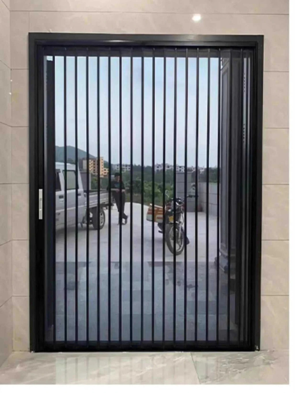 Cats mesh screen door anti scratch aluminum frame Pleated metal Mesh Retractable Folding fly Screen security door The jack market .AU The jack market .AU Home $ 1519 <none>