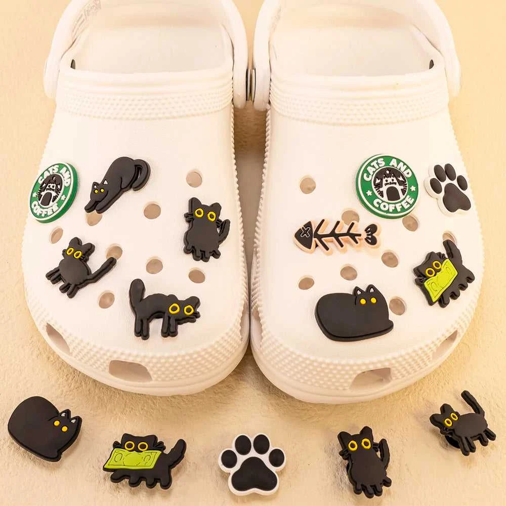 9-50pcs PVC Cat Shoe Charms Pet Shoe Decorations Pins for Women Girls Gift Sandal Accessories Ragdoll Cat Animal Clog Buckle The jack market .AU The jack market .AU Step Up Your Style: Trendy Shoes for Every Occasion! $ 50 14:173#9pcs