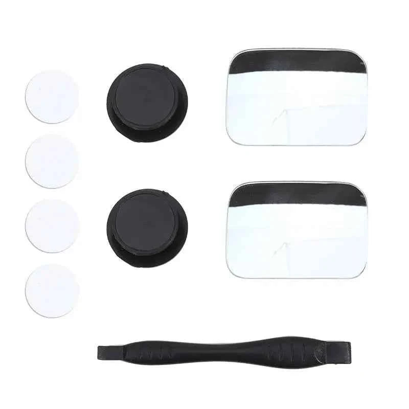 Car Rearview Mirror 360 ° Adjustable Wide-angle Reversing Assist Blind Spot Mirror Novice Parking Observation Practical Car Tool