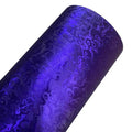 Premium PET Chrome Satin Purple Forged Vinyl Wrap Film Cosmic Ghost Textured Self Adhesive Decal Auto Car Wrapping