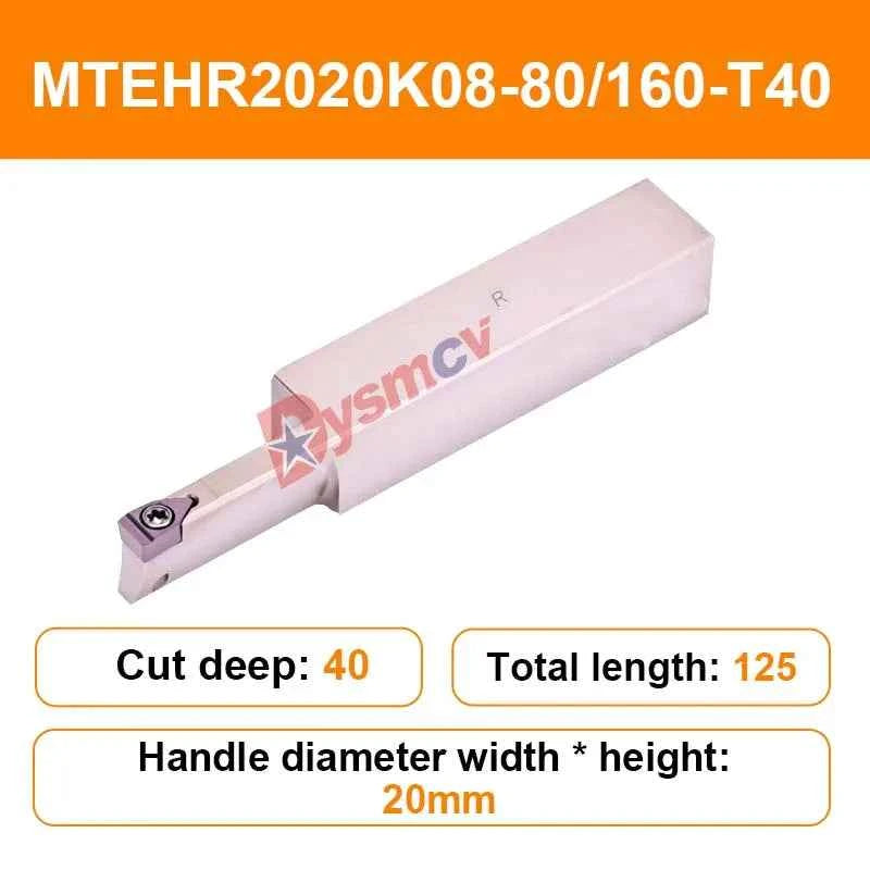 CNC Masters Premium Lathe Tool Holder | MTEHR MTEHL2525/2020/3232 | Deep Grooving & Large Cutting Precision