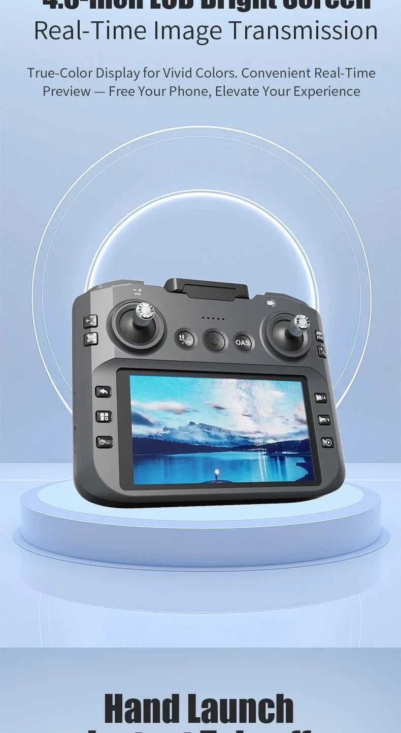 New U9 Aerial Drone 4.5-inch Large Screen RC 8K HD Electronic Adjustment Camera Hand Launch Intelligent Photography Aircraft The jack market .AU The jack market .AU Drones $ 115 14:193#U9-Brushless-8K