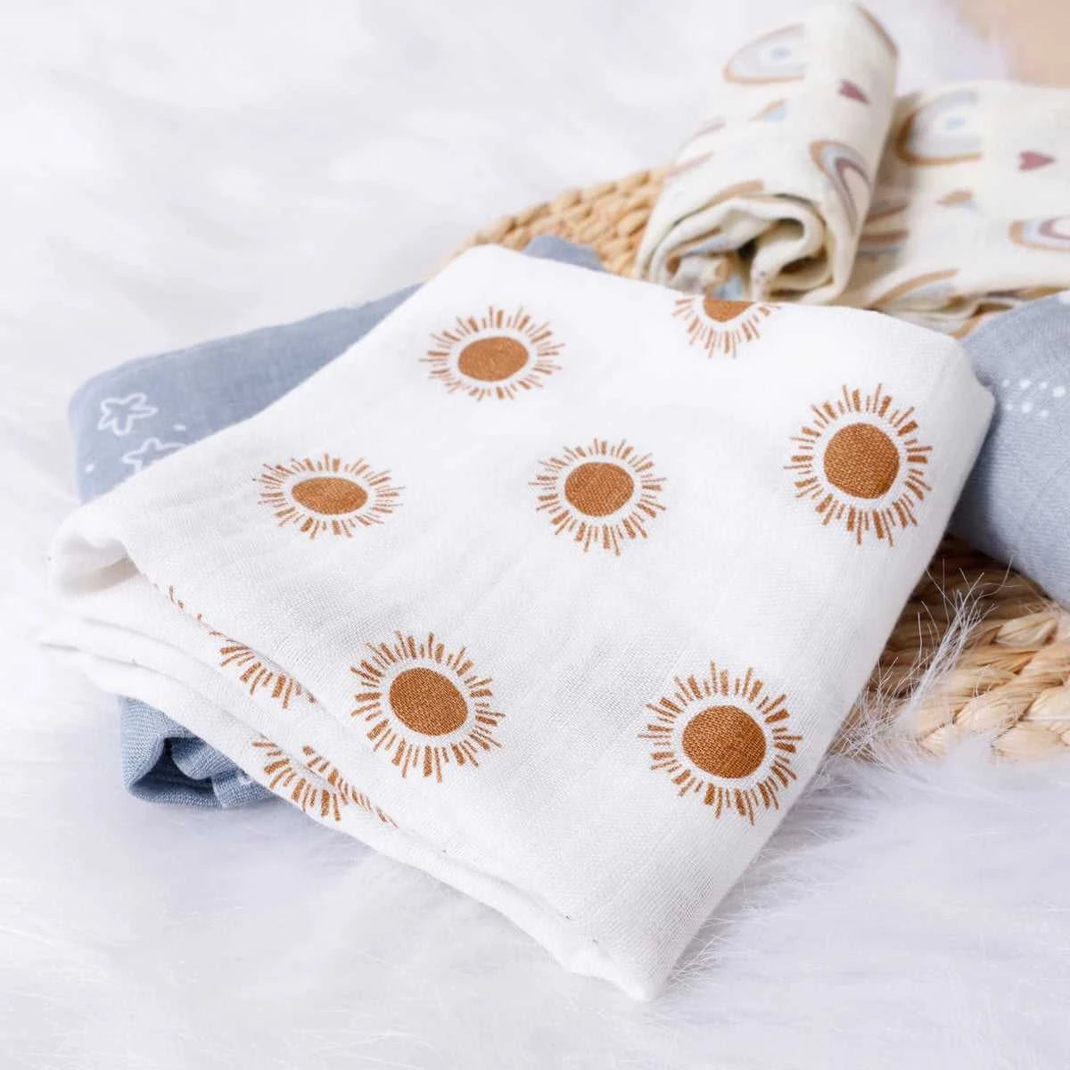 Kangobaby #My Soft Life# 5pcs Multifunctional Baby Muslin Bib Newborn Blanket Breathable Child Scarf 60x60cm The jack market .AU The jack market .AU Mum & Kids: Essential Products for Every Family $ 34 14:1052#CP04