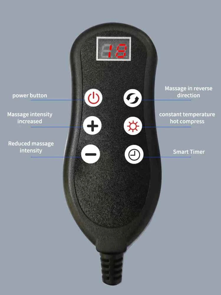 Super Big Foot & Leg Massager | Deep Tissue Shiatsu with Heat & Kneading for Stress Relief & Relaxation